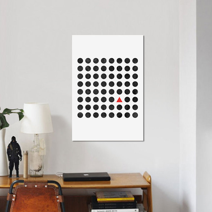 « minimalisme ii », reproduction d’impression sur toile, H 12 po x l 8 po x P 0,75 po