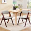 Chaise rembourrée empilable rembourrée et rembourrée-106112529