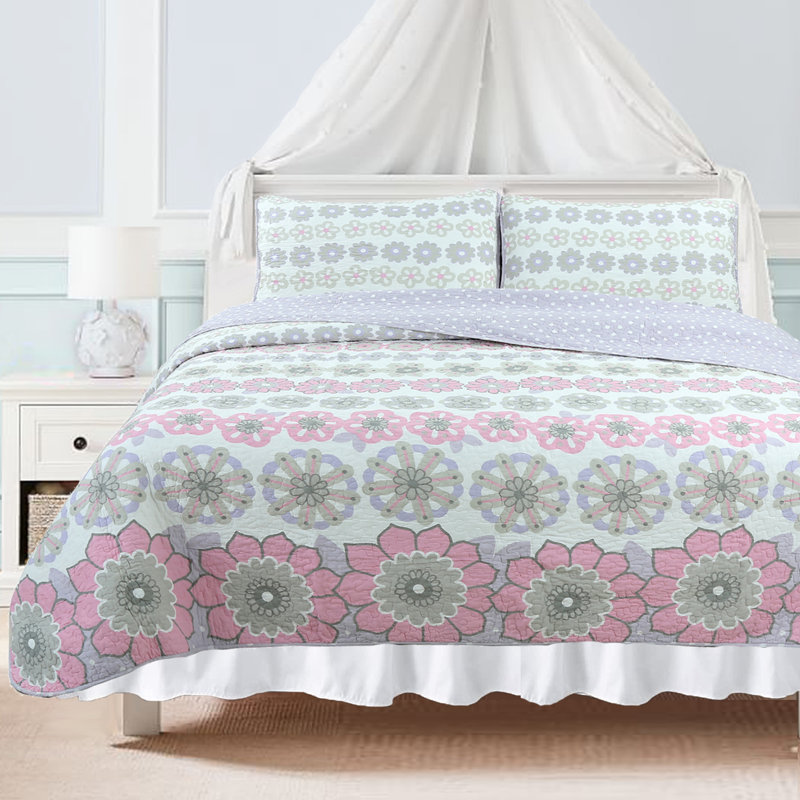 Lola Flora Quilt, Queen Quilt + 2 Shams