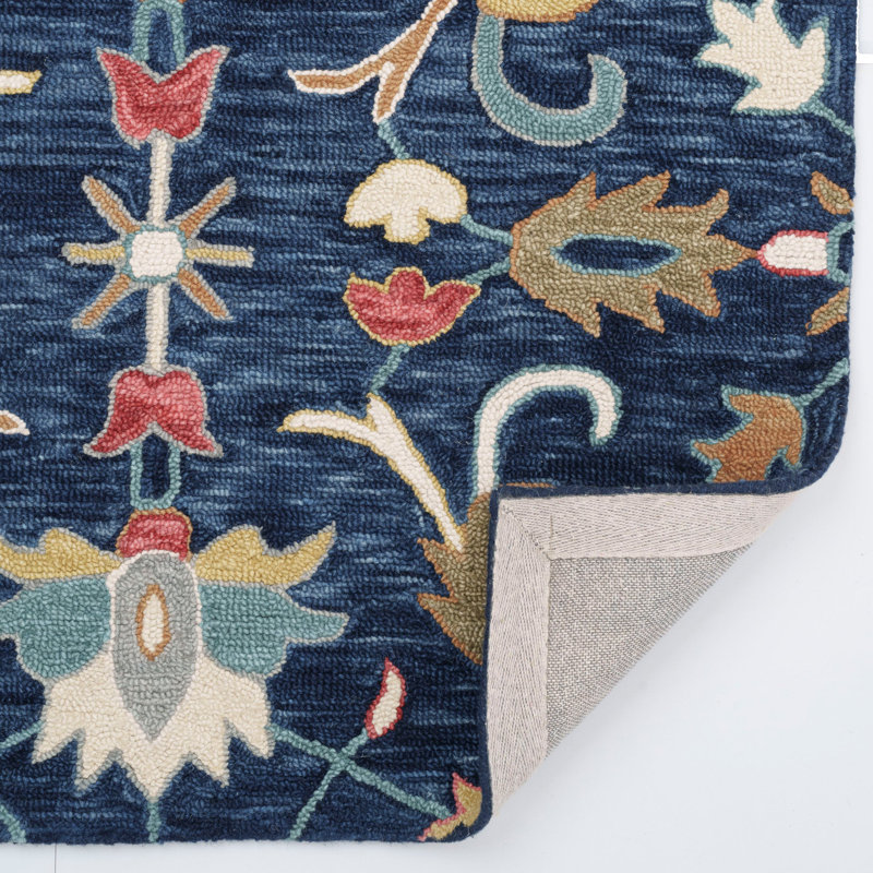 Martellish Hand Tufted Wool Oriental Indoor Rug, Rectangle 10' x 14'