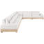Canapé modulaire rembourré en tissu de chenille 167,75 po Turin-486710592-486710598