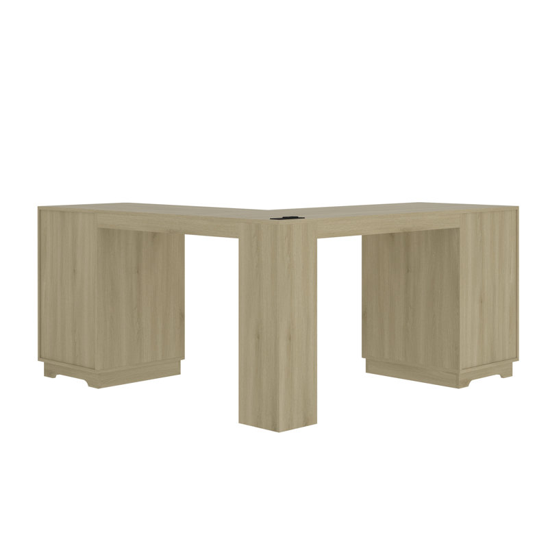 Bureau en L, bureau d'ordinateur avec tiroirs, bibliothèque, bureau d'angle moderne, bureau à domicile, bureau d'écriture en L, bureau d'ordinateur de coin avec rangement