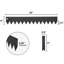Galvanized Steel Landscape Edging, 1016 x 254 mm Metal Edging for Landscaping with 8 Mounting Clips, Heavy Duty Metal Garden Edge Border for Flower Bed, Yard Pathway, Black-134228135