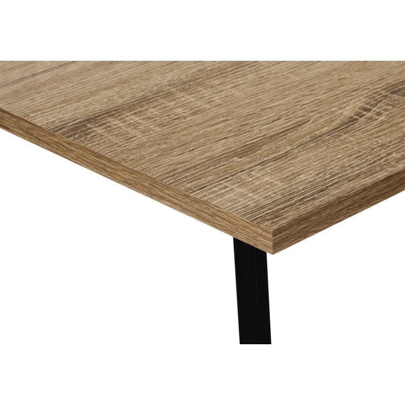 Bureau d'ordinateur, Taupe / Noir