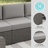 Martha Stewart Bedford Outdoor Modular Rattan Wicker Patio Sectional Sofa Center Seat-109713908-109713905