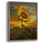 Reproduction encadrée FLORAL Series CDXCVII - bois massif-2077224079