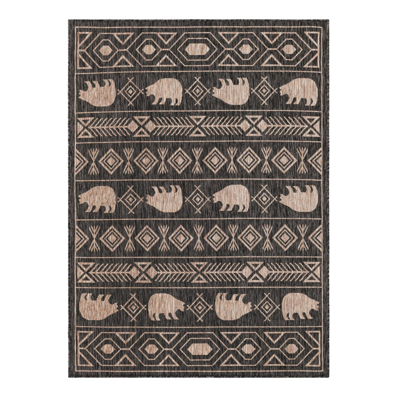 Amasya Marcion Indoor/Outdoor Area Rug, Rectangle 5'3" x 7'1"