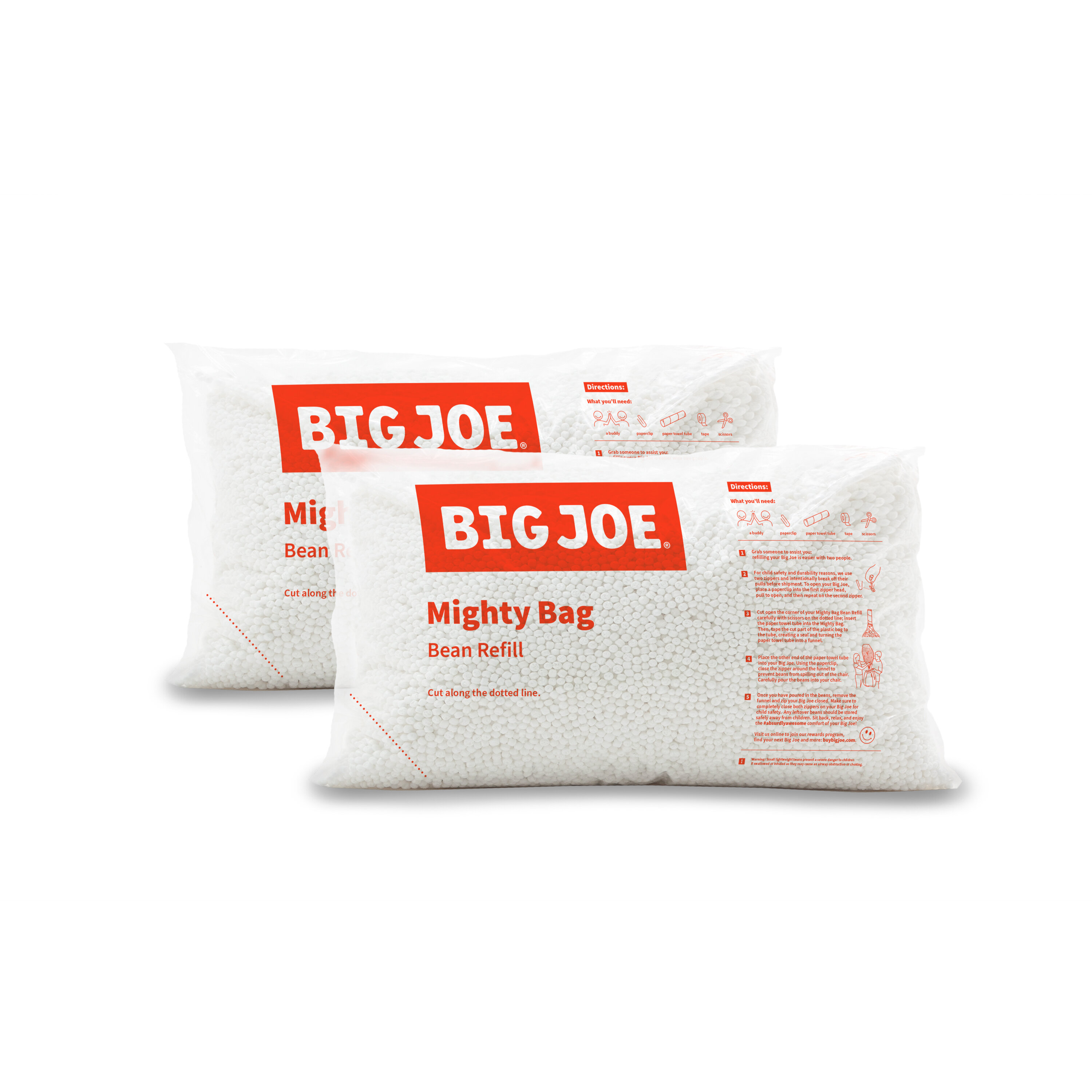 Comfort Research Big Joe Bean Bag Replacement Filler 100L