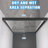 72" Tall Double Sliding Shower Door With 5/16"  8Mm  Clear Tempered Glass, Black Hardware, Handle Design, Mute Rollers, Safe For Bathroom High Thickened Aluminum Frame, Corrosion - Handle, Easy
