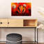 «Vibrant African chiffres», art mural moderne et abstrait-129002975