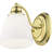 5.5" Wall Sconce with White Glass - Elegant Light Fixture-1793788457