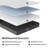 Shelburn 8" Firm Foam Mattress with Cooling Gel & Smooth-Top Design, Made in USA-1901116600