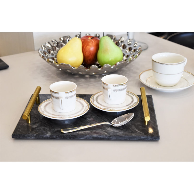 Plateau en marbre Herward