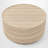 Wood Drum Coffee Table-2058580051