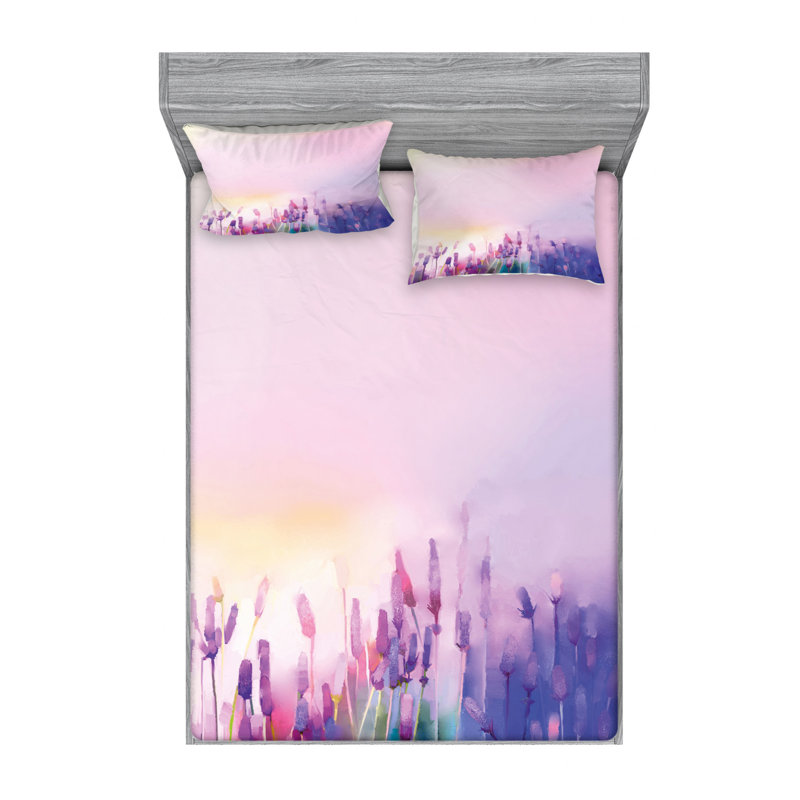 Ensemble de draps Blur in the Meadows, Taie d'oreiller taille double