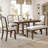 6-Piece Dining Table Set, 60Inch To 78Inch Extendable Wood Dining Table With Removable Leaf, Kitchen Table Set With 4 Upholstered Side Chair And Bench, Dining Table Set For 6-1640482572