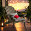 Chaise Adirondack pliante en bois d'acacia-638743604