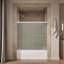 Revel 59.63'' x 55.5'' Double Sliding Bath Door with CleanCoat® Technology-1318812143-1248179899
