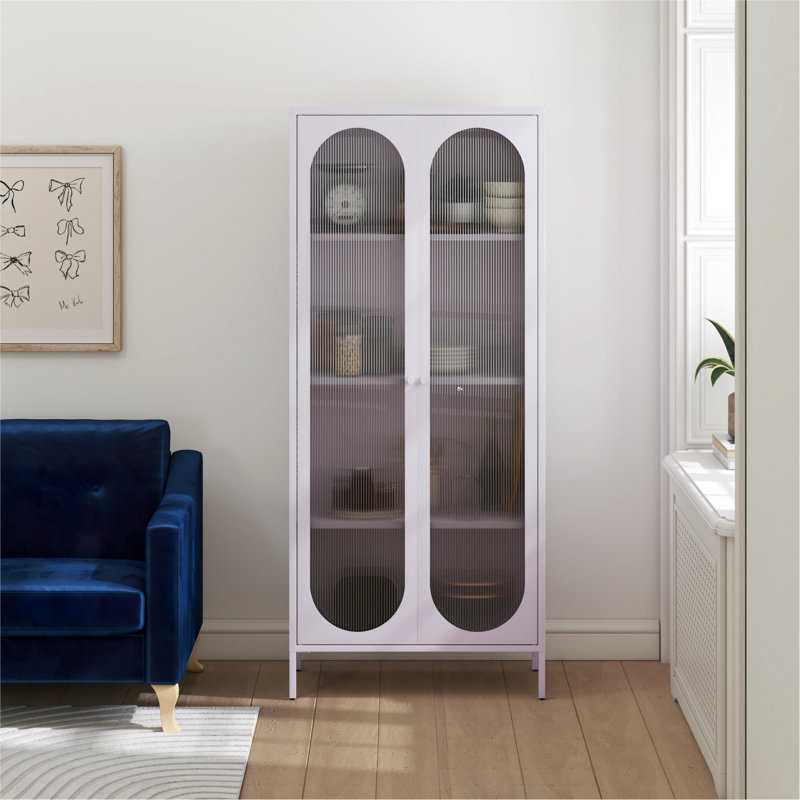2-Door Accent Cabinet With Adjustable Shelf
