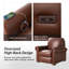 Fauteuil inclinable en cuir véritable Wimberly Graham Motion-130621595