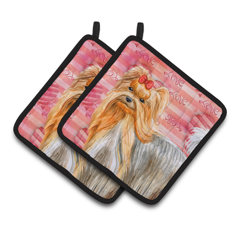 Caroline's Treasures Striped Polyester Potholder