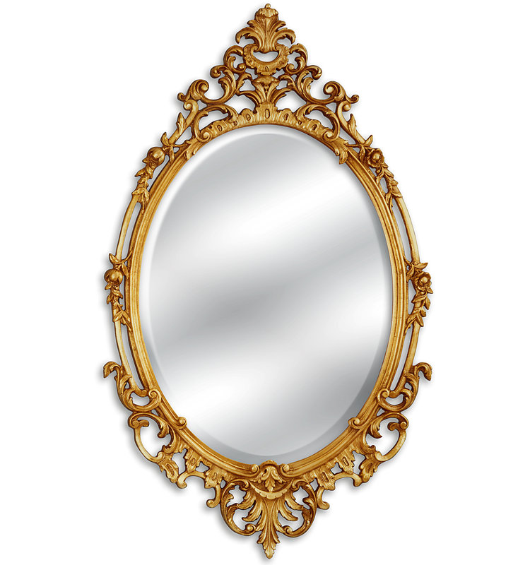 Miroir d’appoint biseauté traditionnel pont neuf, 50 po x 32 po