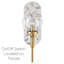 Gilda Single Light Plug-In Wall Sconce by Lisa McDennon-1780617507