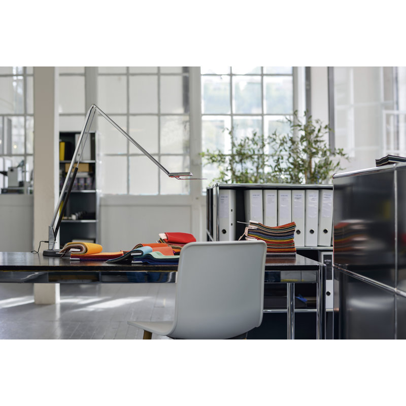 Lampe de bureau en métal Aughnaholle, H 11 po x l 6 po x P 15 po