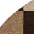 Checkered Brown Indoor and Outdoor Area Rug-1662962571