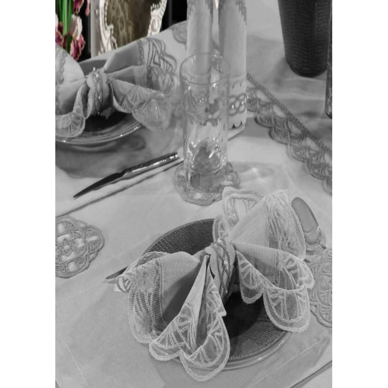 Ensemble de nappe, chemin de table et napperon pour cadeau de mariage ou d'anniversaire, réunions de famille ou cadeau de pendaison de crémaillère, ensemble de 26 pièces de style maison de campagne