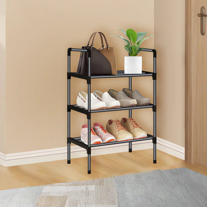 Étagère à chaussures en métal Combinaison de rangement facile à cendres