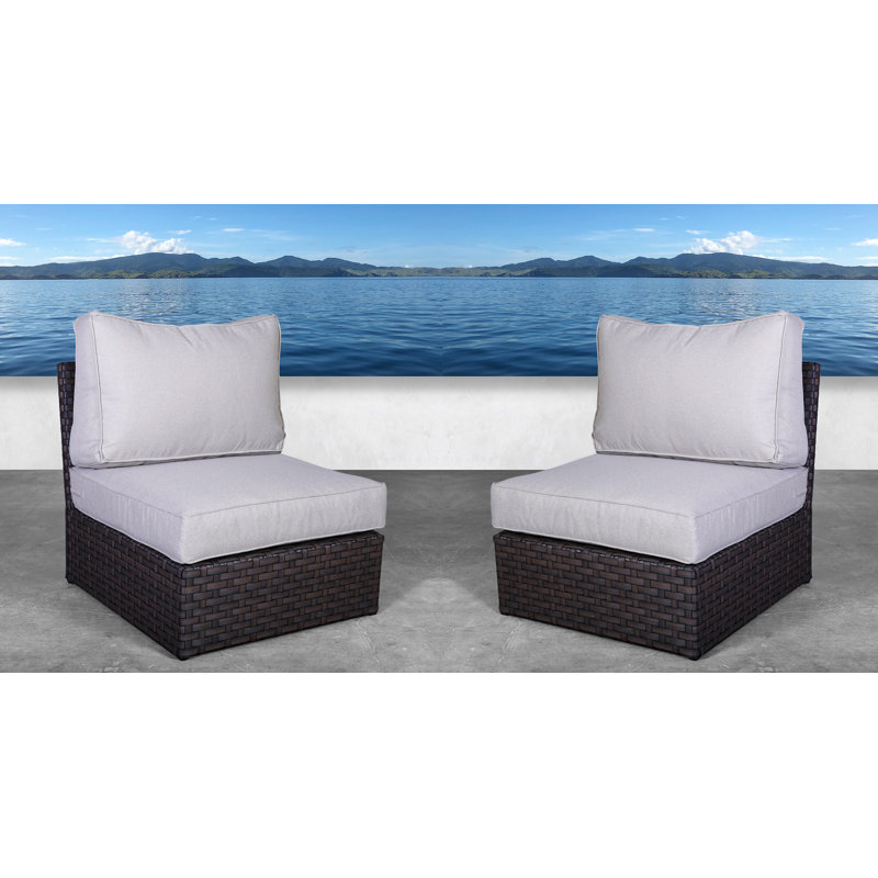 Chaise de patio avec coussins Resort