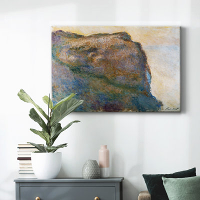 Cliff at Petit Ailly, 1896-Gallery Wrapped Canvas