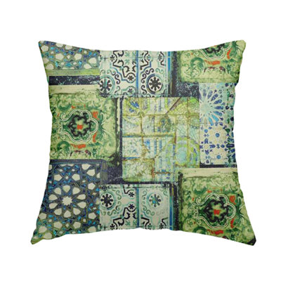 Latrell Patchwork Rectangular Throw Cushion