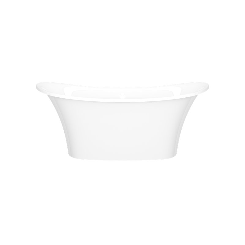 Toulouse 60" x 29" Freestanding Soaking Bathtub, White
