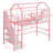 Metal Twin Size Loft Bed Frame With A Storage Box And Stairs-181322828