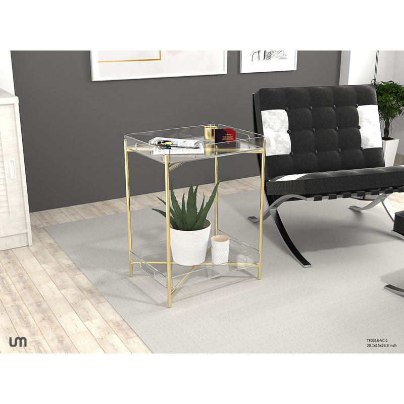 Selyn Tray Top End Table