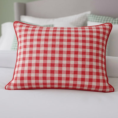 Gingham Pattern Pillow Sham