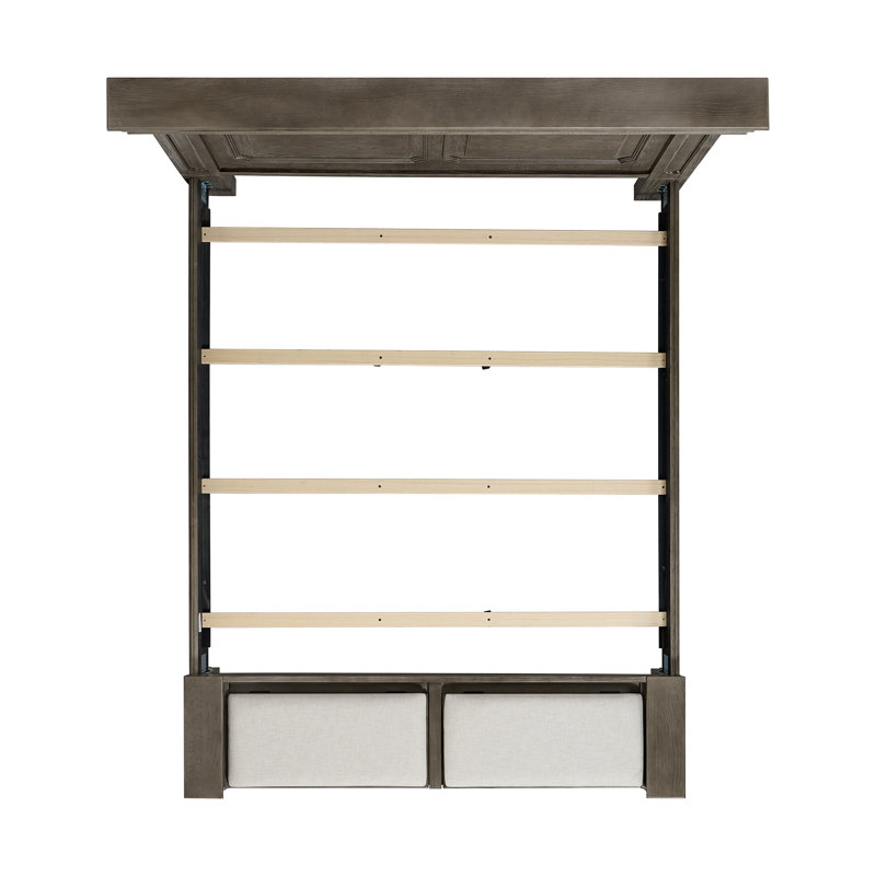 One Allium Way® Aikeem King Storage Bed In Grey