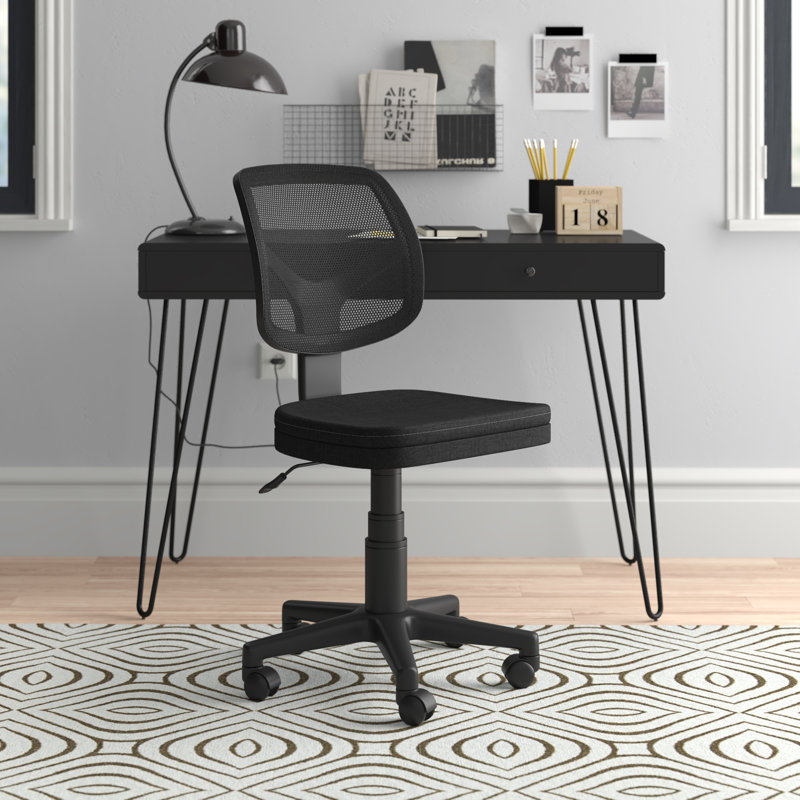 Jacques Task Chair, Black, Black