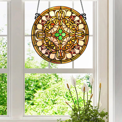 Fine Art Lighting - Panneau de vitrail arbre de vie