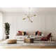 Circe 6 Light Metal Dimmable Chandelier