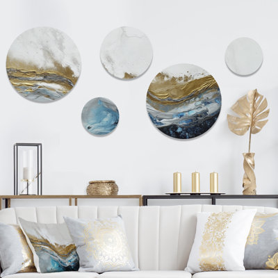 Ensemble de 5 décorations murales