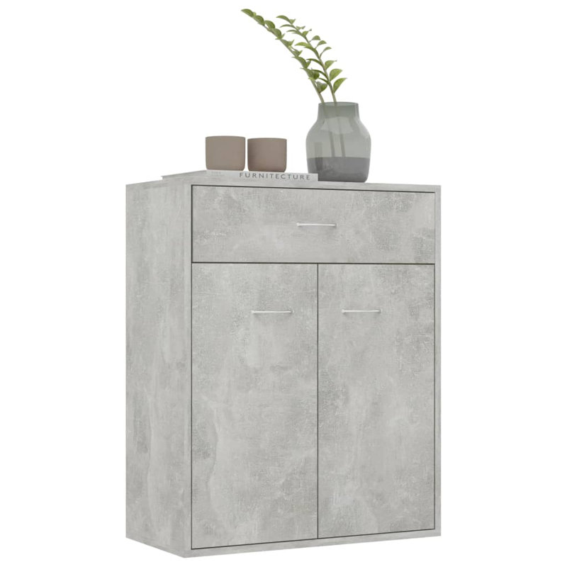 Abraar 60cm Sideboard, Concrete Grey