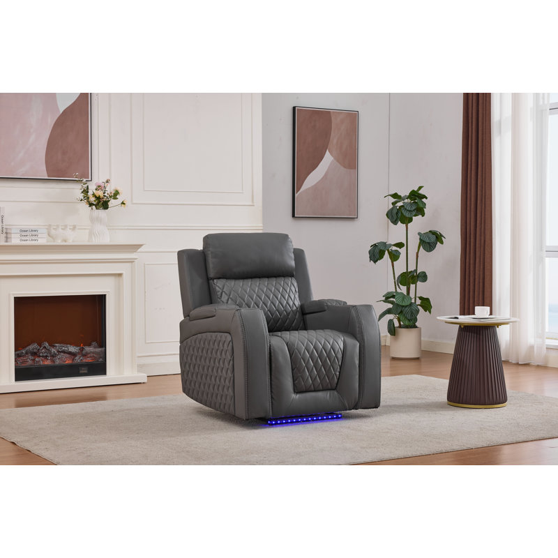 Gainey Power Recliner, Gray