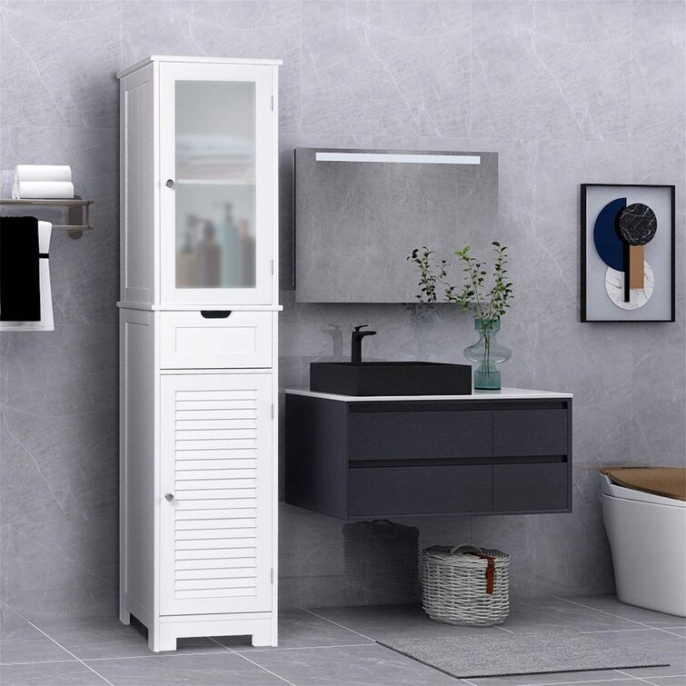 Calianna Linen Tower Bathroom Cabinet