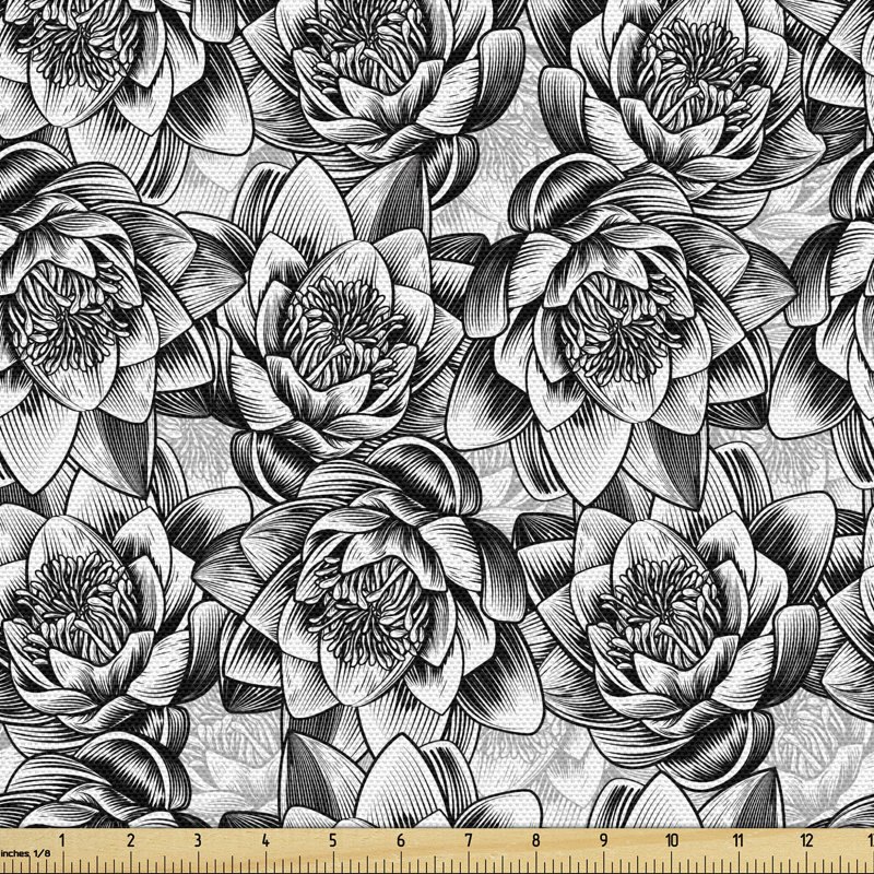 Tissu floral Ambesonne, l 58 po x L 72 po