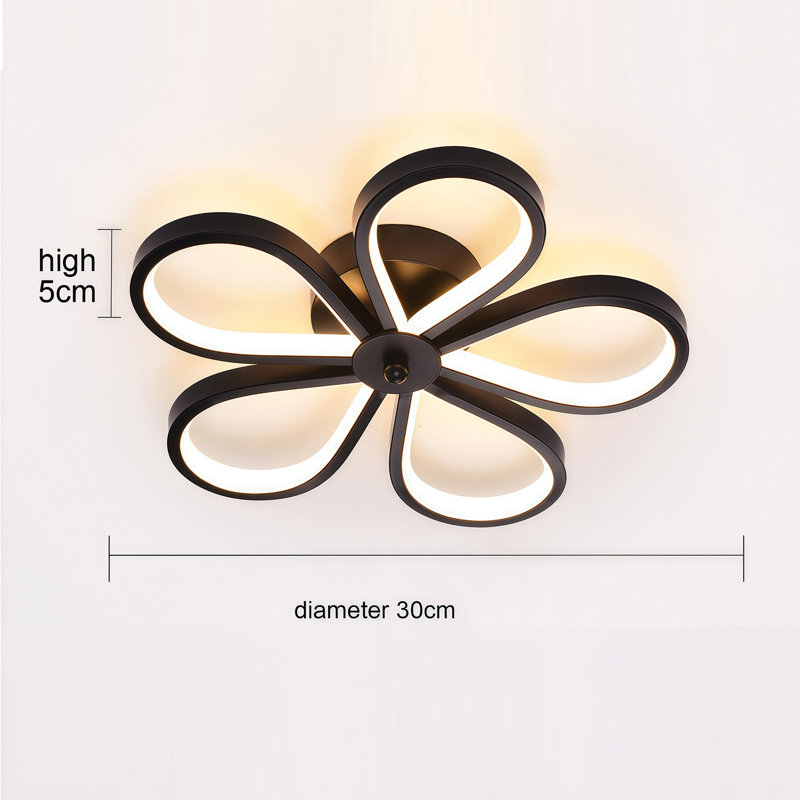 Flush Mount, Black