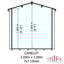 Roncade Log Cabin Wooden Shed-29354203-105854464