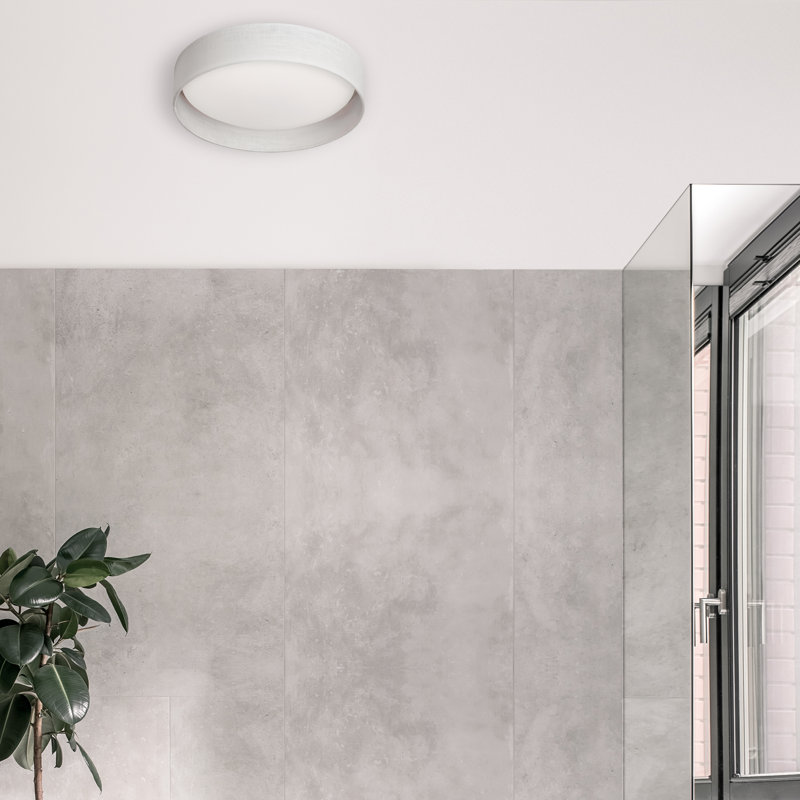 Acrylic LED Flush Mount, White